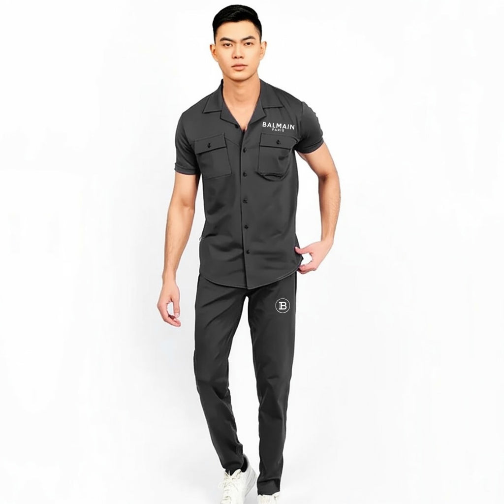 MEN'S BALMAIN PARIS FRONT POCKET TRACK SUIT